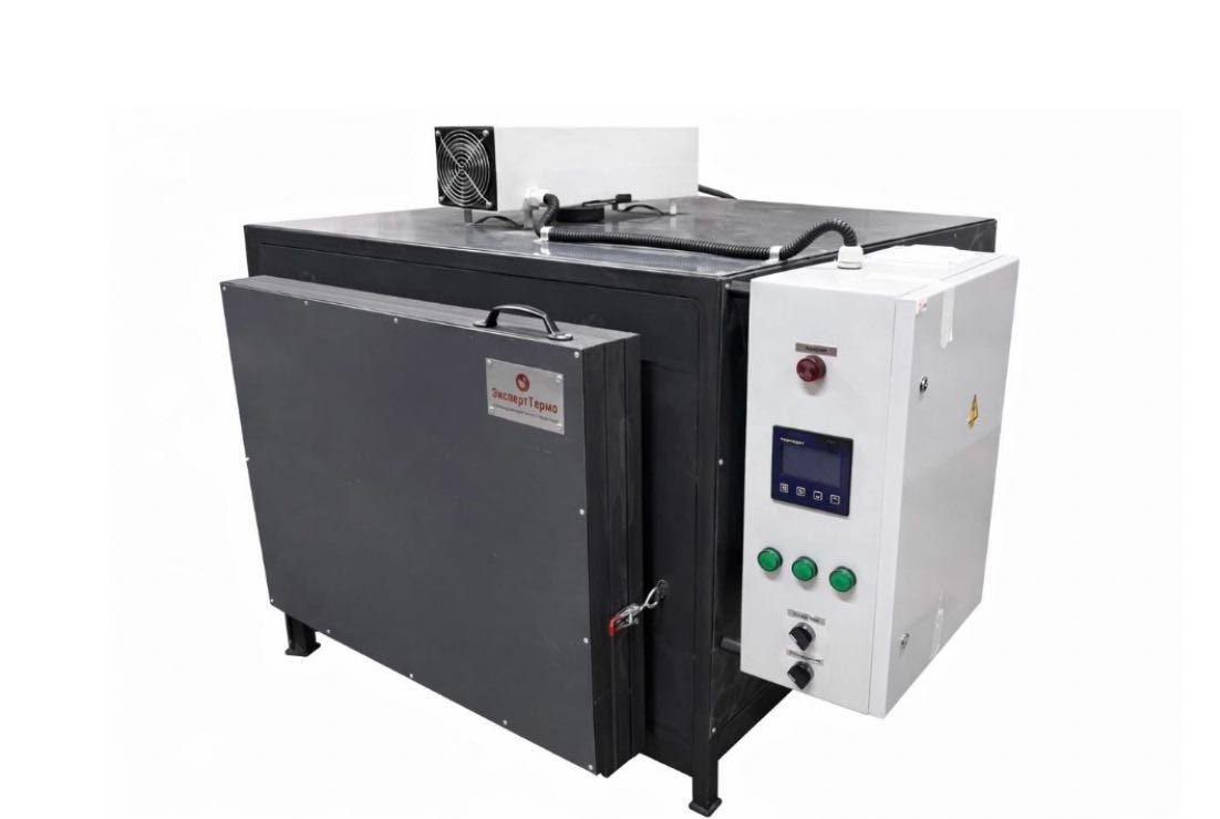 Муфельная электропечь для обжига керамики с трехстронним нагревом ЭП-К85/1250