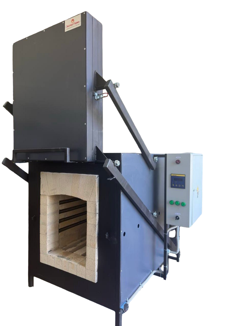 Муфельная электропечь для обжига керамики с пятисторонним нагревом ЭП-К540/1100