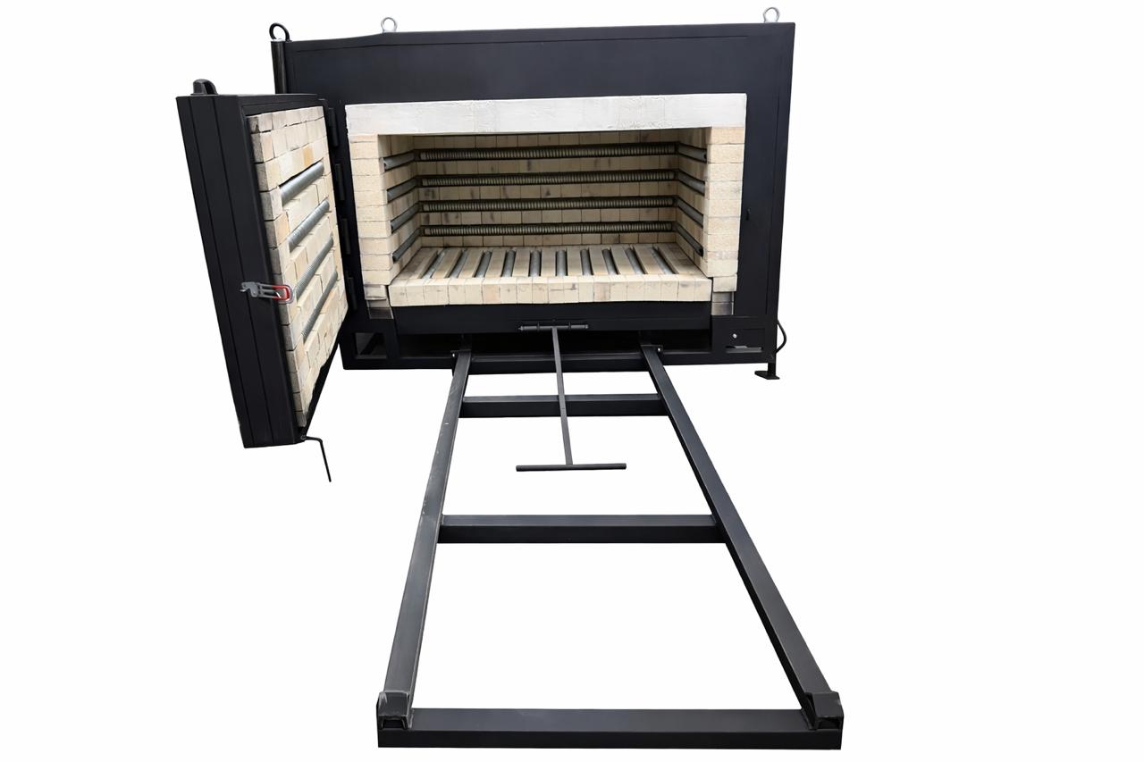 Муфельная электропечь для термообработки металла с выкатным подом ЭП-М500/1100